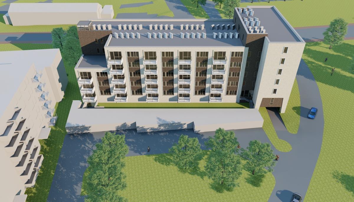 Transformatie en nieuwbouw van voormalige USA Carwash naar 65 appartementen