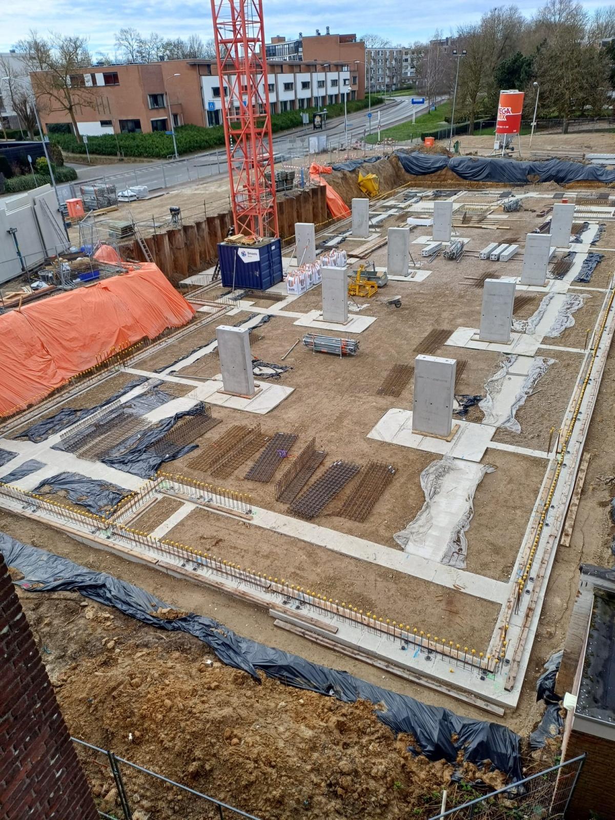 Wanden en kolommen parkeergarage Wanden en kolommen parkeergarage