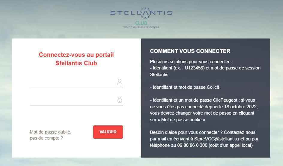 Ventes Véhicules aux salariés