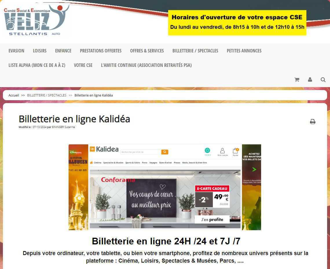 Site Internet CSE 
