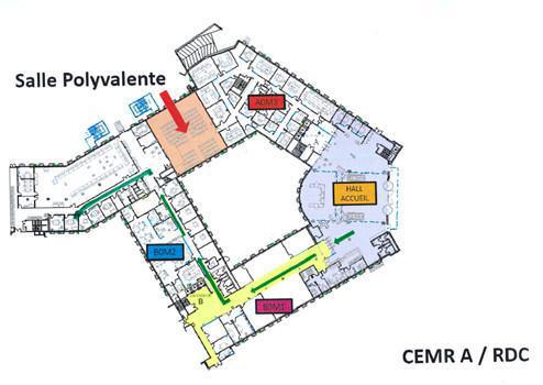 PLAN D'ACCES AU LOCAL SYNDICAL FO CAMPUS
