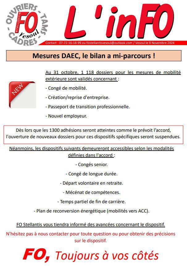 Mesure DAEC, le bilan à mi-parcours !