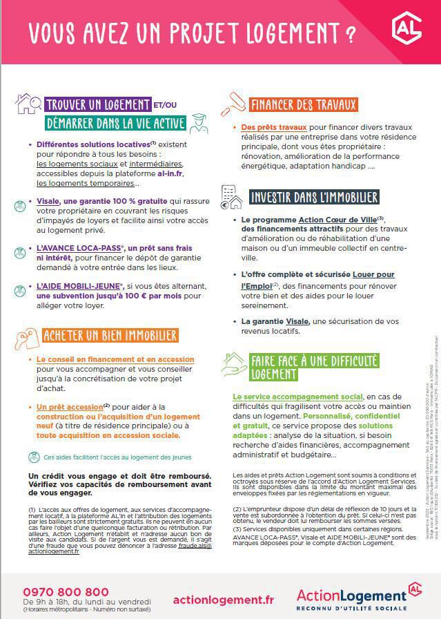 VOUS AVEZ UN PROJET LOGEMENT ?
