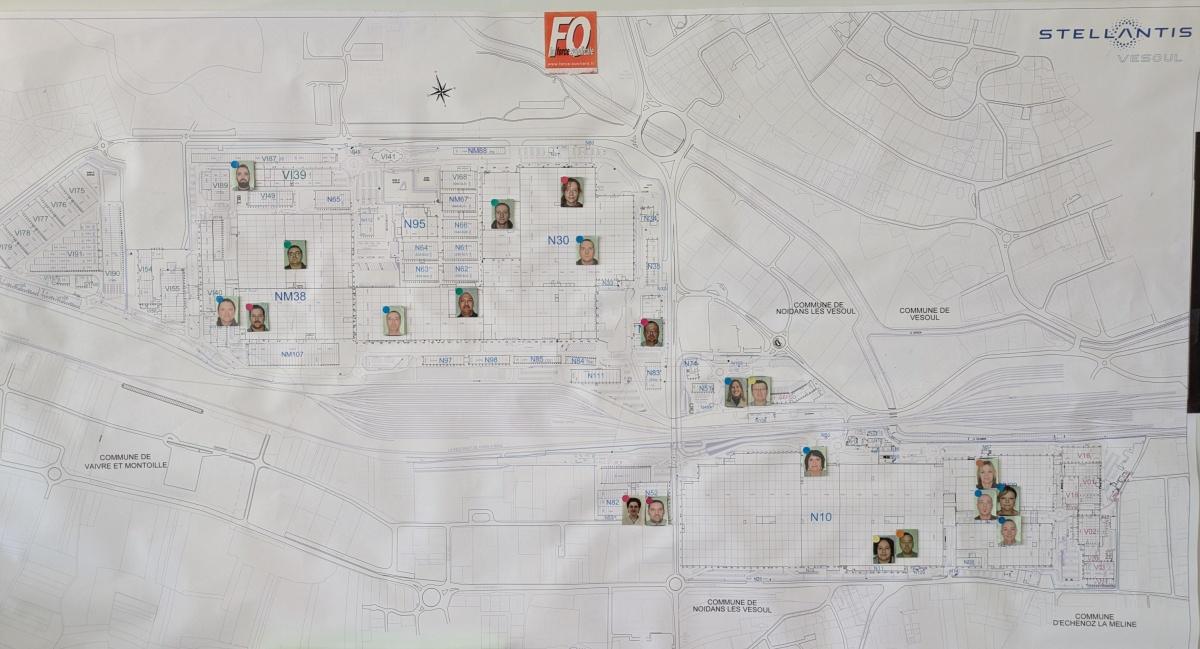 La liste de vos délégués FO La liste de vos délégués FO