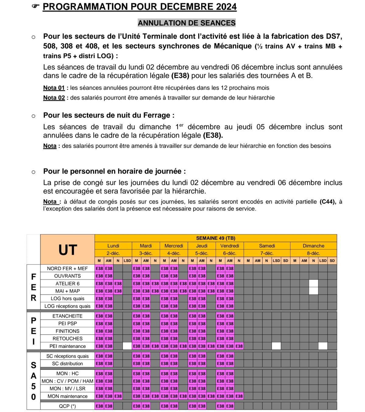 CSE EXTRA DU 27 NOVEMBRE 2024