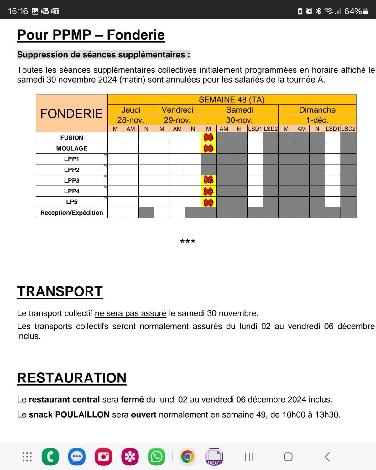CSE EXTRA DU 27 NOVEMBRE 2024