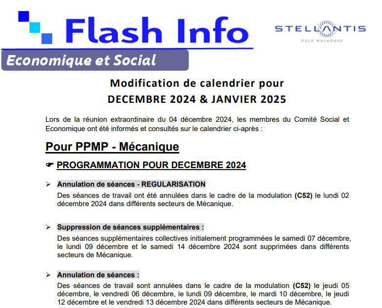 MU: CSE extra du 04 décembre 2024
