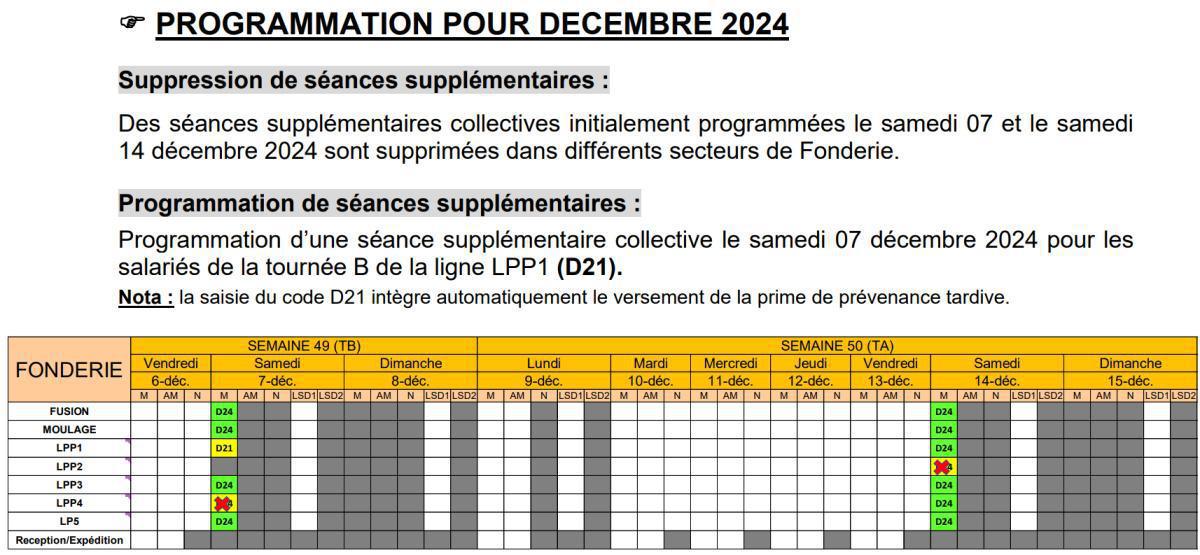 MU: CSE extra du 04 décembre 2024