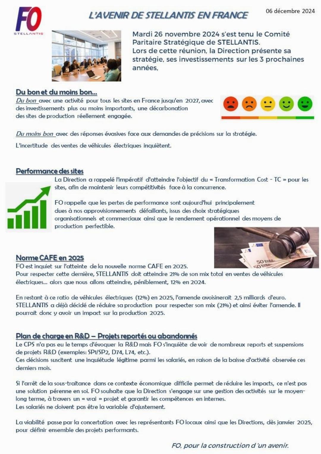 Tract AVENIR de STELLANTIS 