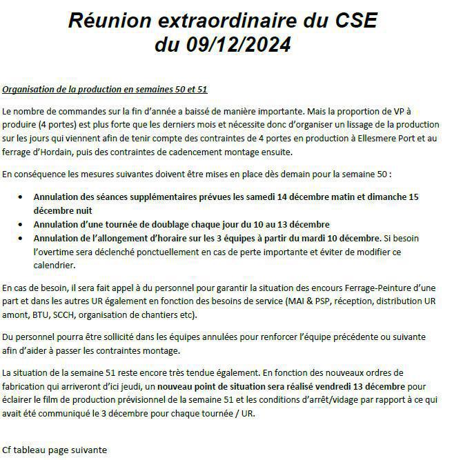 CSE EXTRA DU 09/12/24