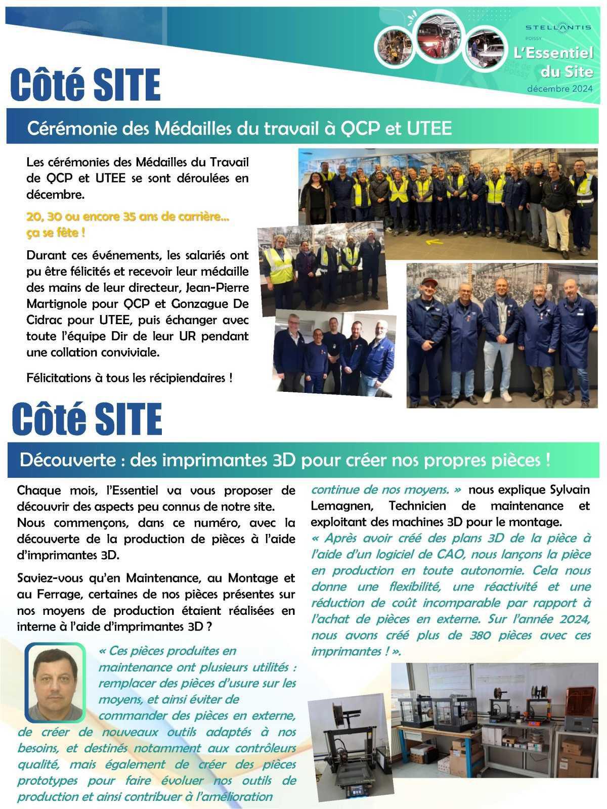 L'essentiel de décembre du site de Poissy