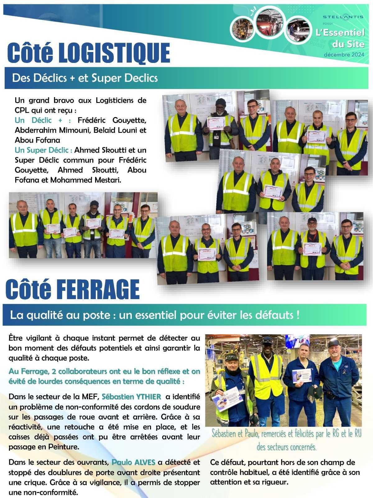 L'essentiel de décembre du site de Poissy