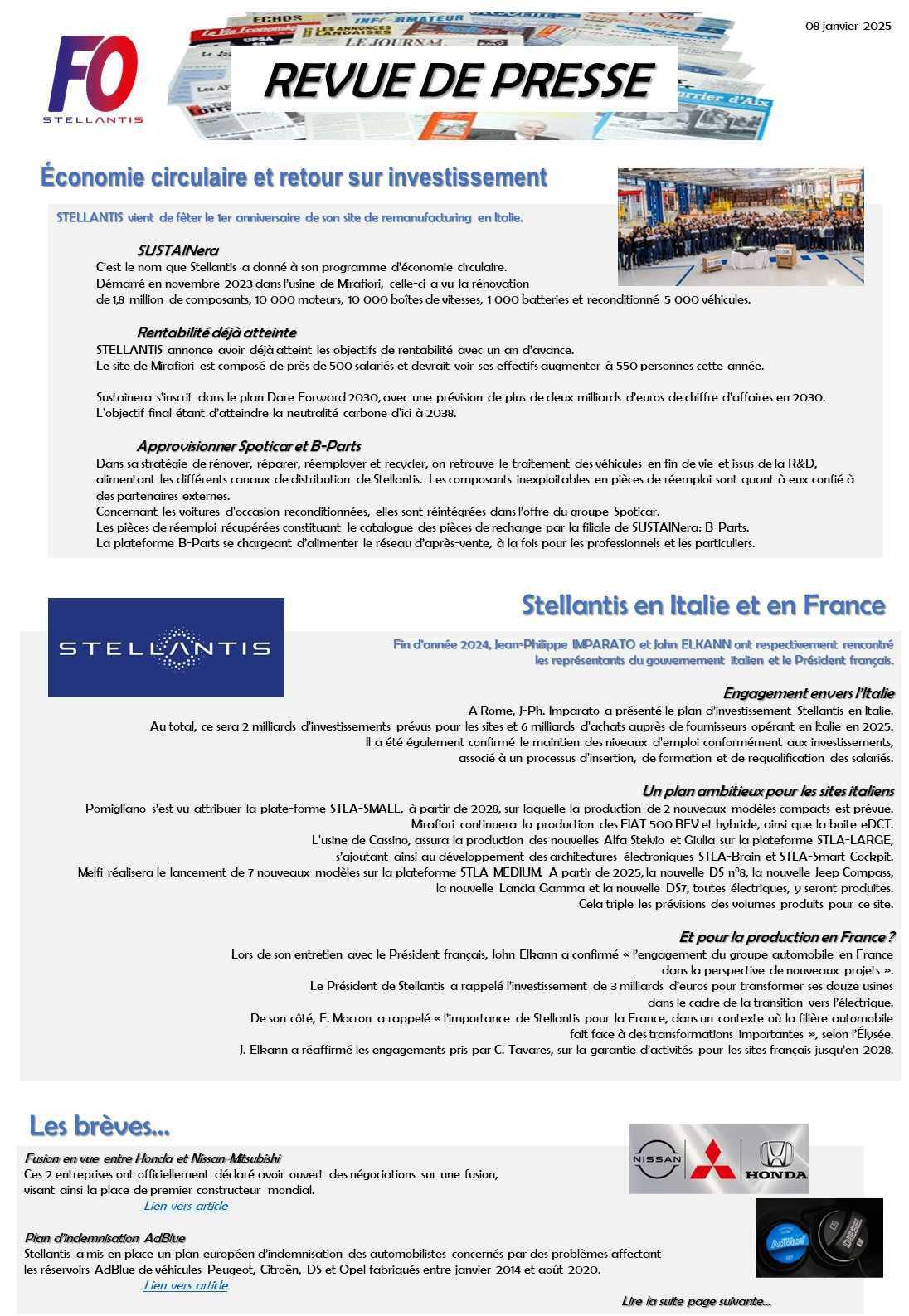 Revue de presse