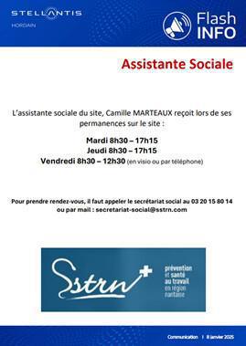 Permanence "Assistante Sociale" HORDAIN
