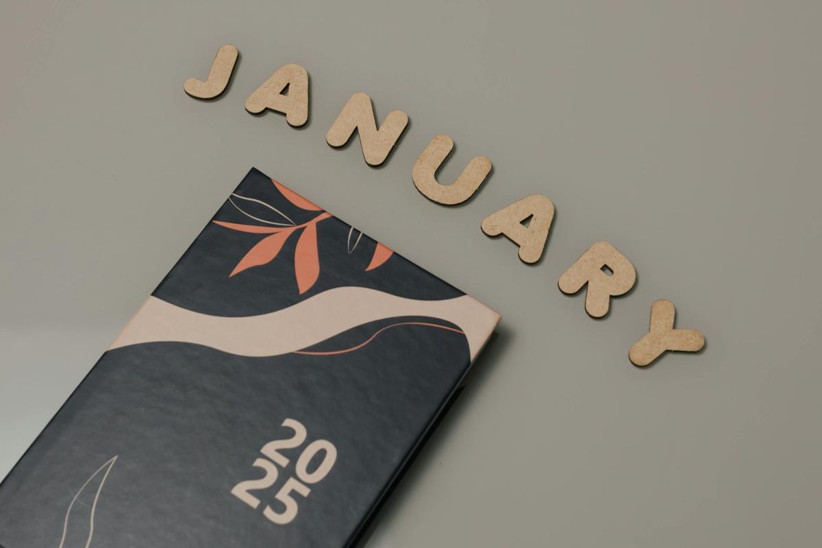 calendrier de travail JANVIER 2025