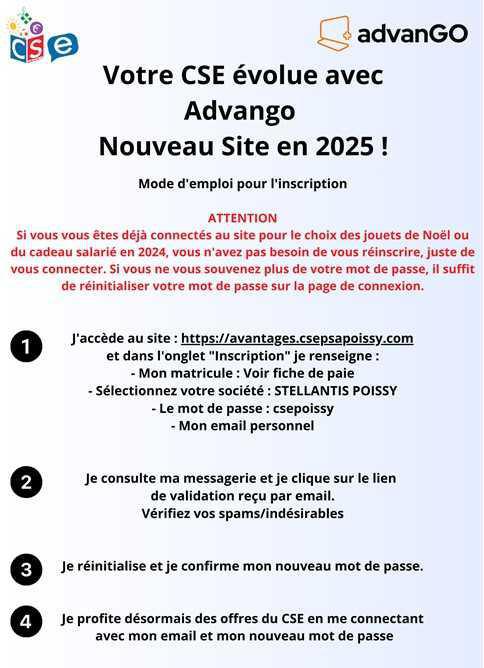 Le CSE évolue avec AdvanGO Le CSE évolue avec AdvanGO