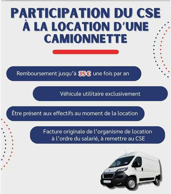 Location camionnette