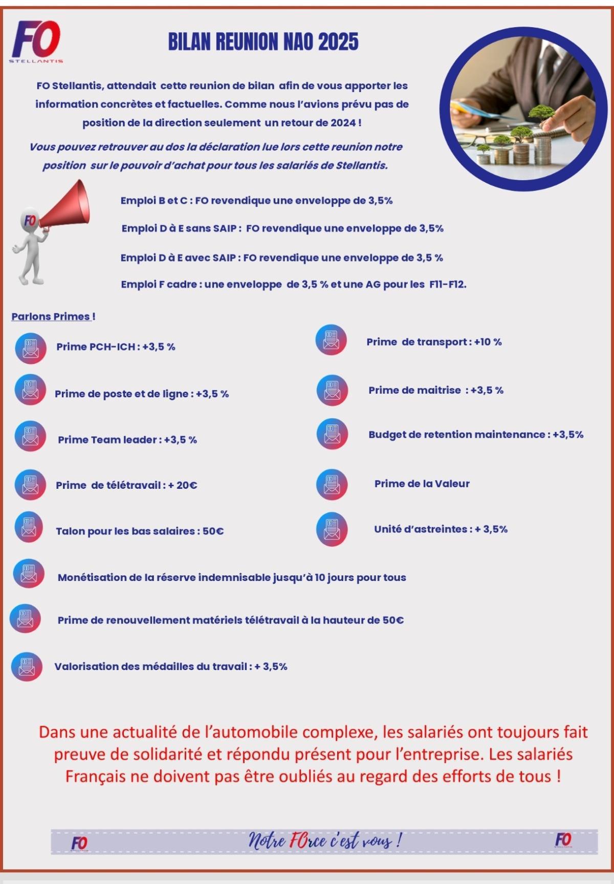 NAO , Bilan de la première réunion !