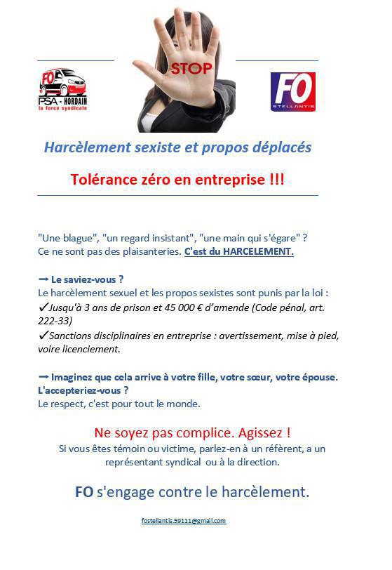 🛑STOP au Harcèlement dans l'entreprise