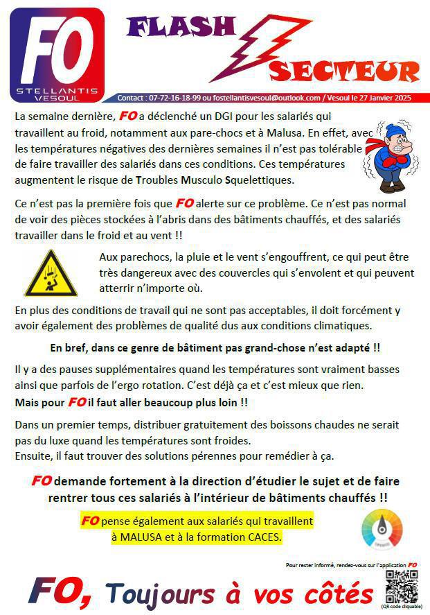 Flash Secteur Flash Secteur