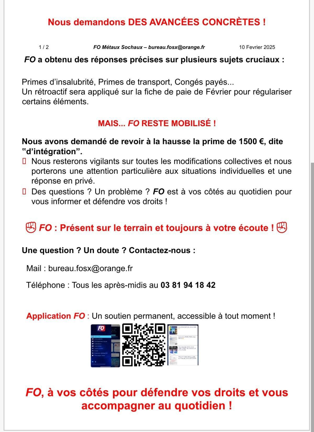 "VEOLIA"...FO Exige des réponses 