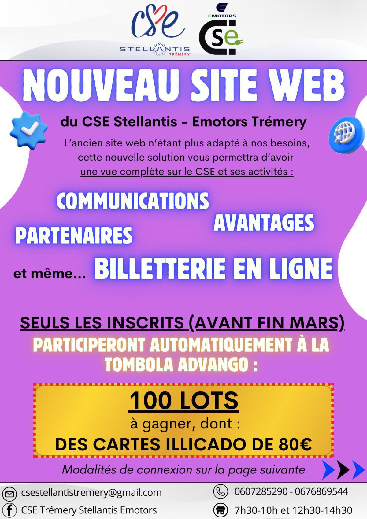 NOUVEAU SITE DU CSE