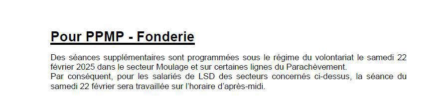 MU: CSE extra du 19 février 2025