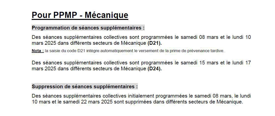 MU: CSE extra du 05 mars 2025