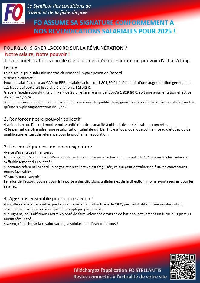 InFO sur L'ACCORD RÉMUNÉRATION 