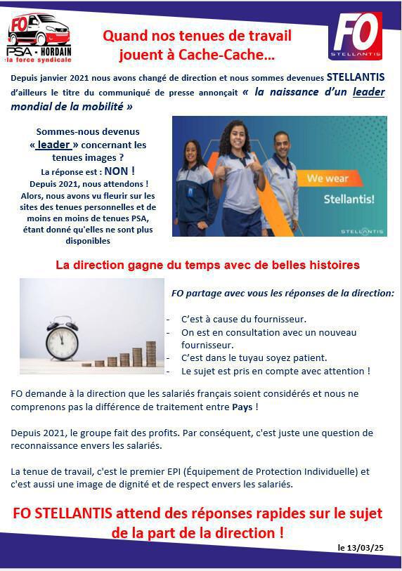 A la recherche des tenues de travail 🔍👖🥼