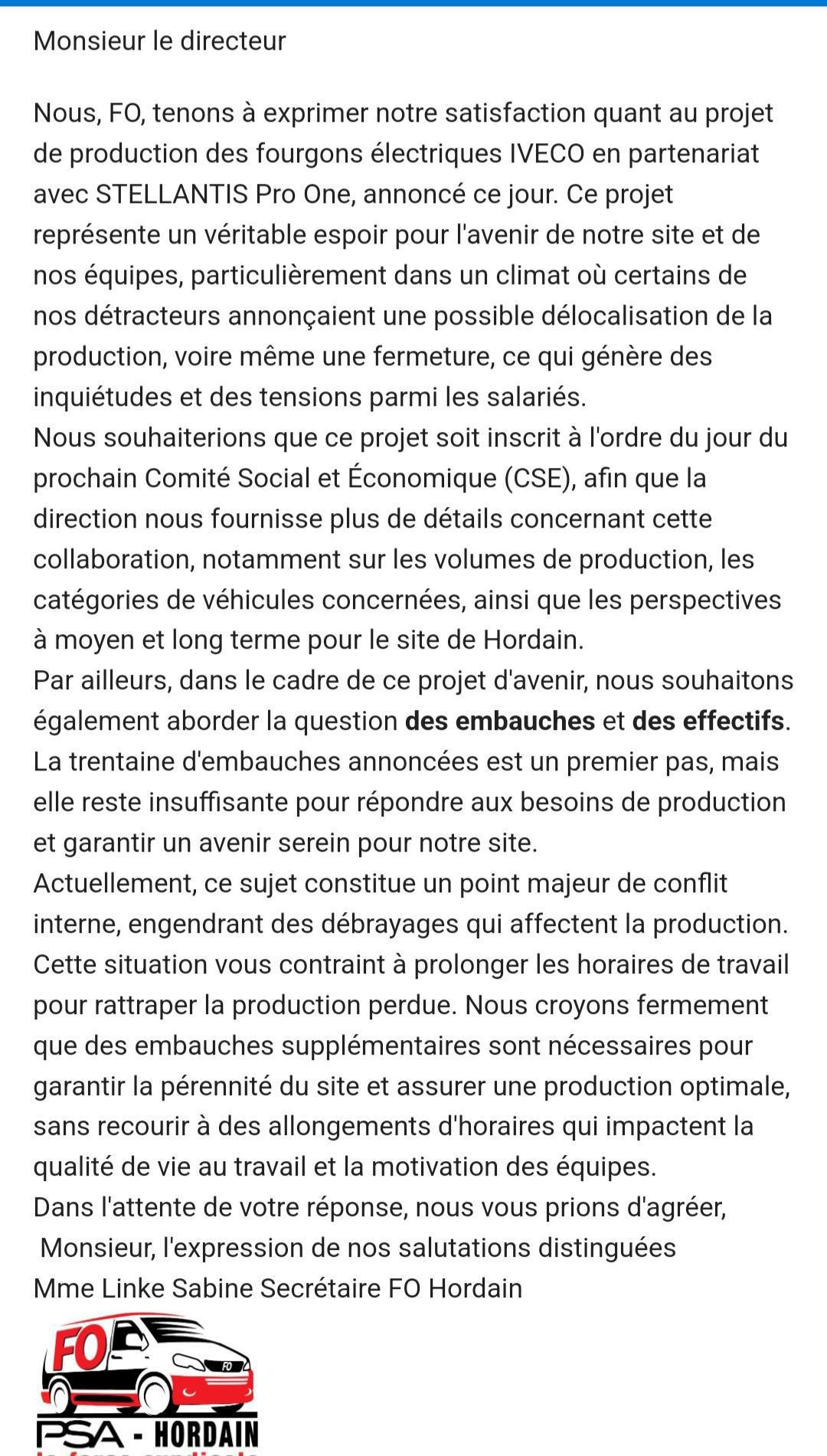 La bonne nouvelle du jour !