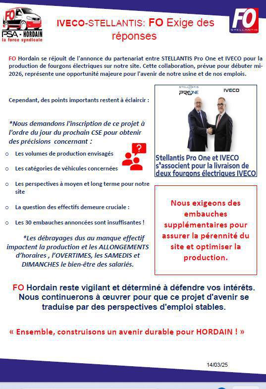 FO exige des réponses ❓❓❓❓❓