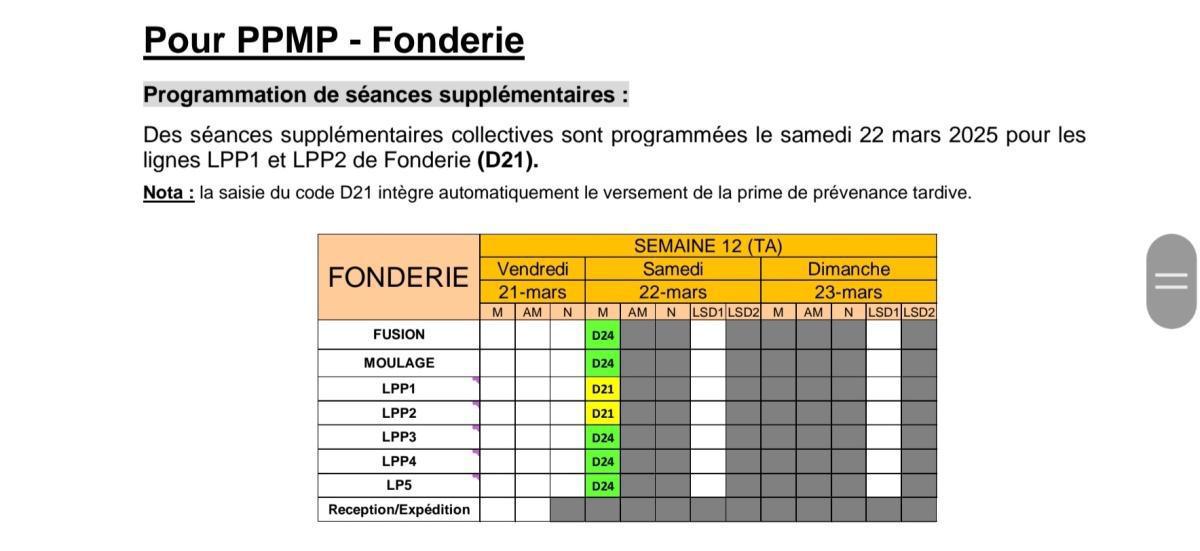 MU: CSE EXTRA DU 19 MARS 2025