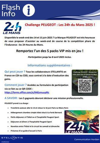 🏆🥇participez et remportez l'un des 5 packs VIP " 24h du Mans"🏎️