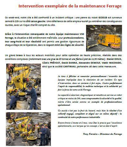 📢😱incident ce week-end au FERRAGE !