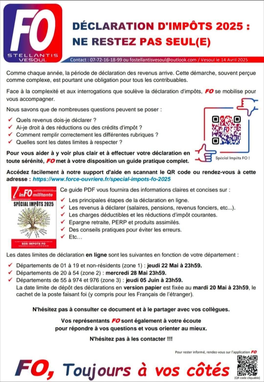 📢Spécial impôts