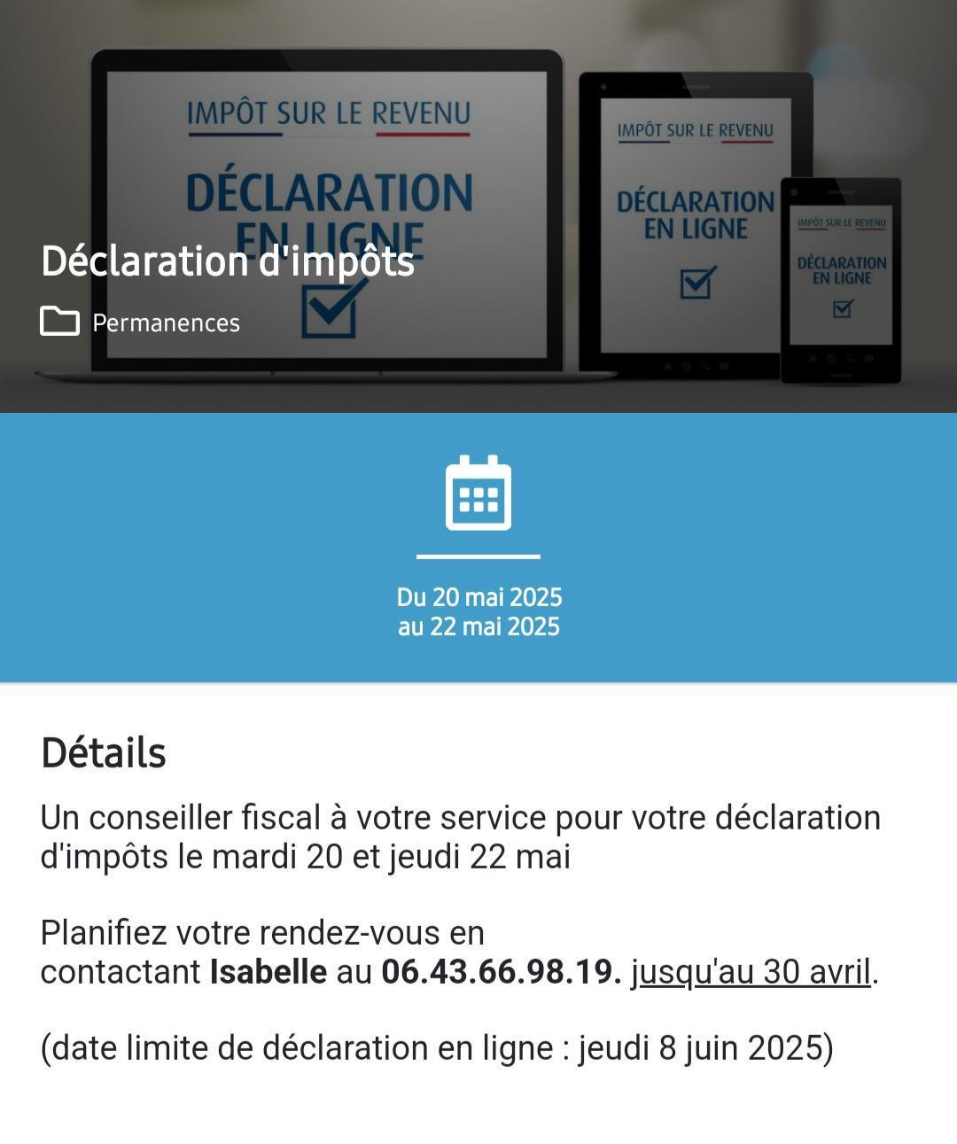 📢Spécial impôts