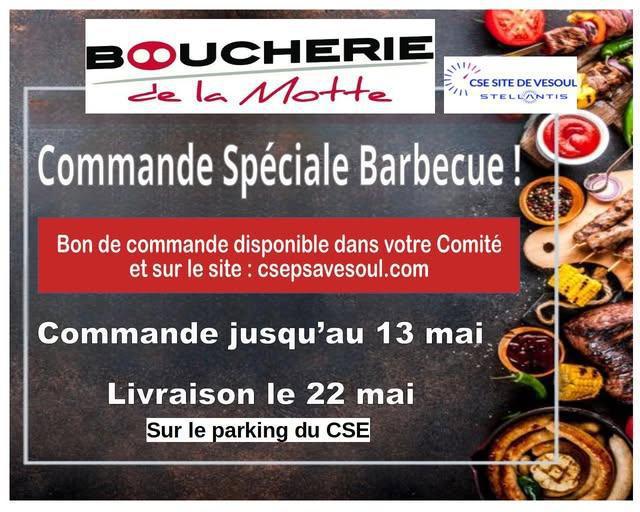 Commande Spéciale Barbecue
