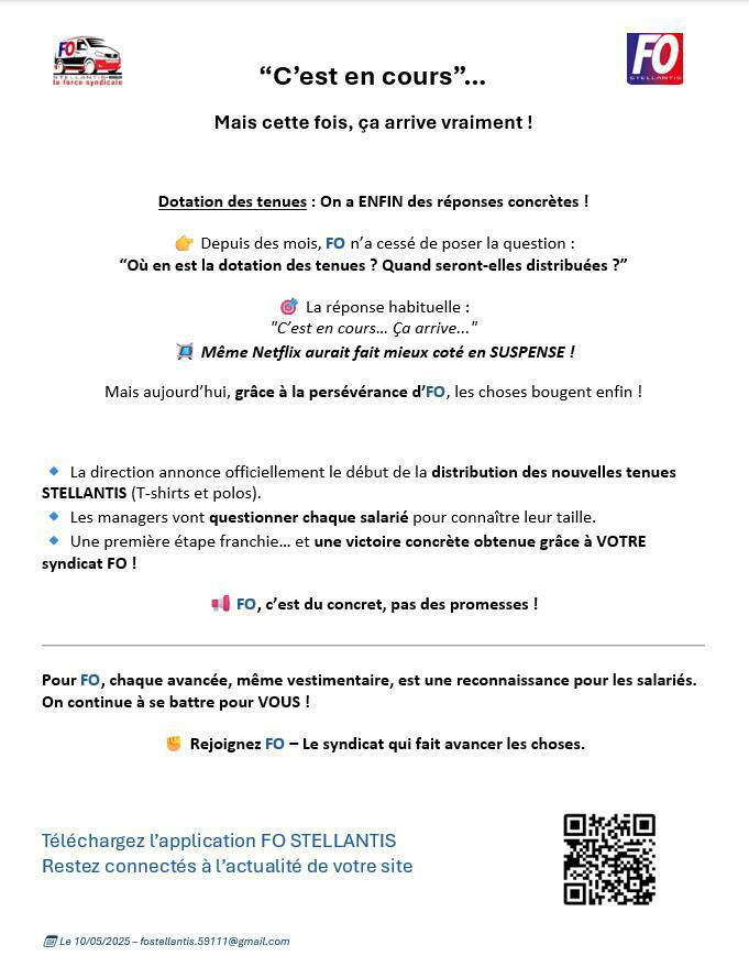 Elles arrivent enfin !