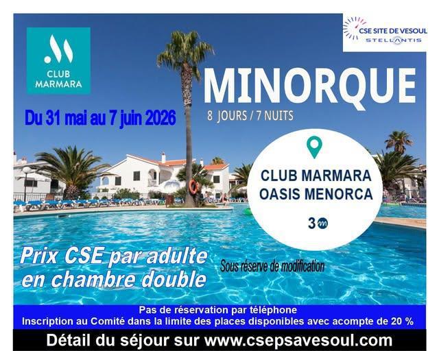 Voyage - MINORQUE Voyage - MINORQUE