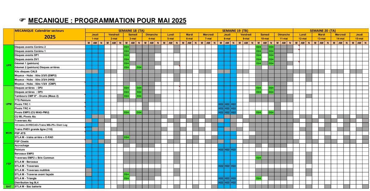 MU: NOTE HORAIRE CSE ORDINAIRE AVRIL 2025