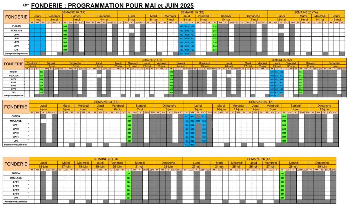 MU: NOTE HORAIRE CSE ORDINAIRE AVRIL 2025