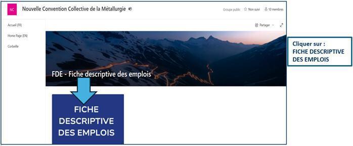 TUTO : Accéder au catalogue des Fiches Descriptives d’Emploi FDE