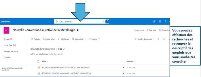 TUTO : Accéder au catalogue des Fiches Descriptives d’Emploi FDE