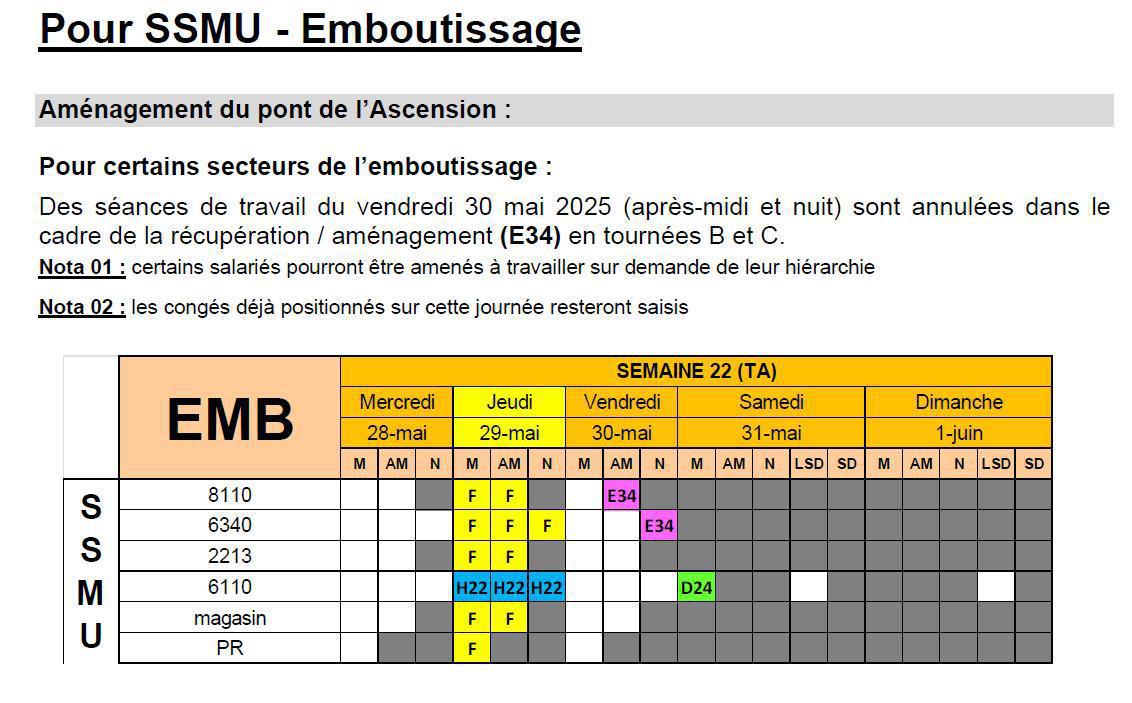 MU: CSE extra du 21.05.2025