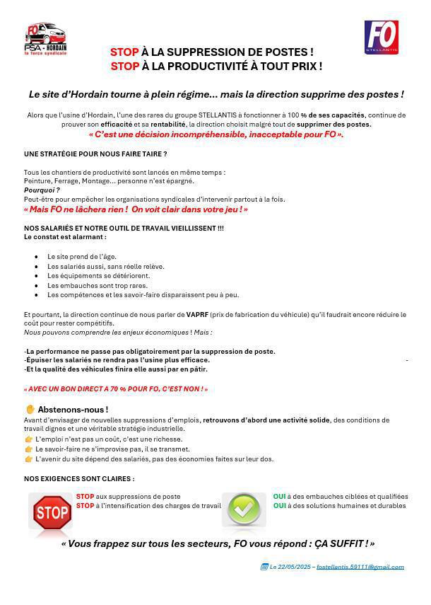 🚨🛑STOP A LA SUPPRESSION DE POSTE 🆘