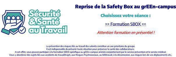 CAMPUS : Reprise Safety Box CAMPUS : Reprise Safety Box