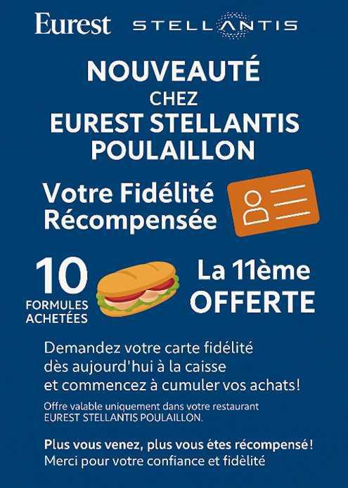 MU: ENFIN LA CARTE DE FIDELITE POULAILLON