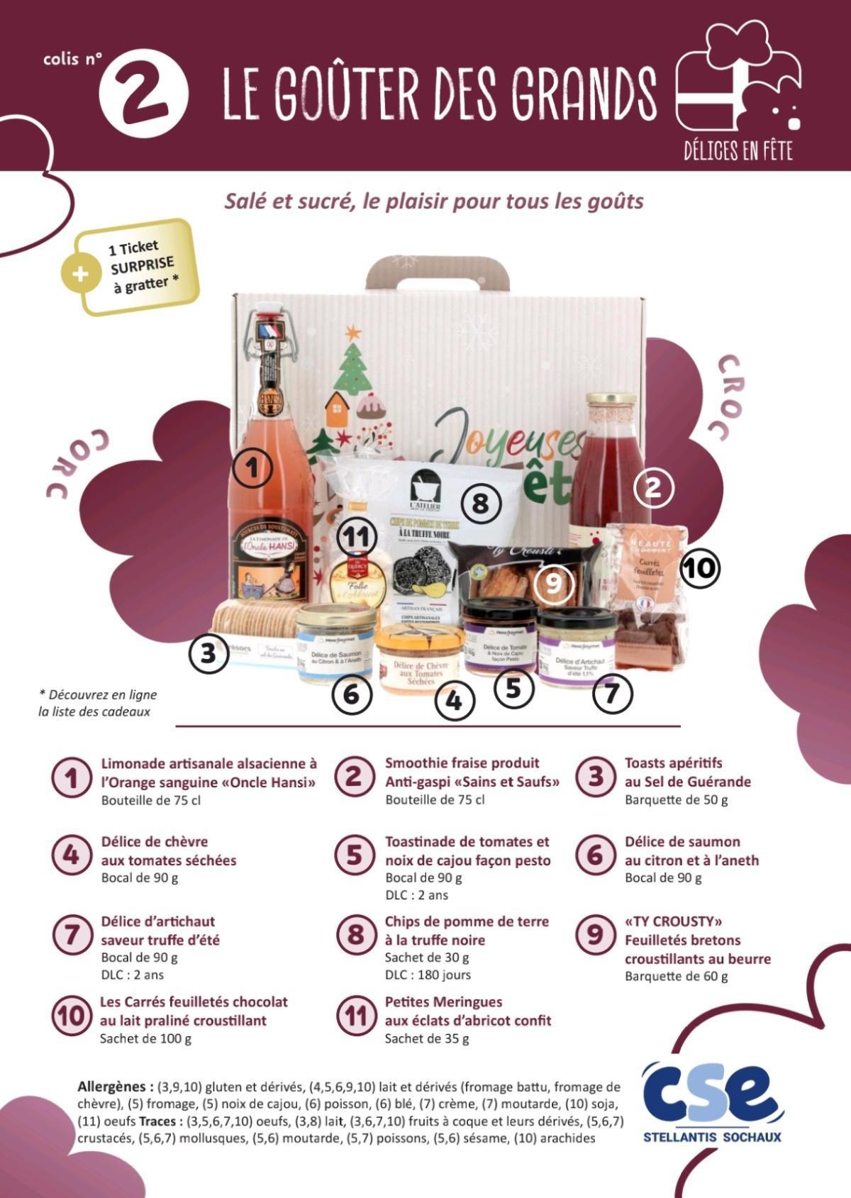 InFO : Votre CSE vous offre un colis de fin d'année InFO : Votre CSE vous offre un colis de fin d'année