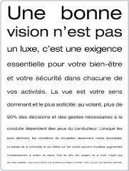 Test de vue offert